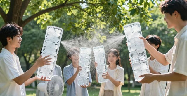 大冰块降温方法_杭州拱墅区夏季防暑降温大冰块_大冰块户外活动使用时长